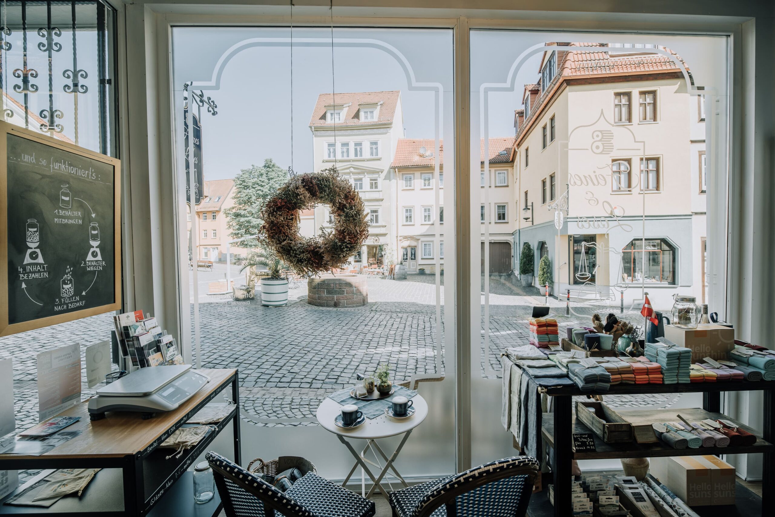 Kaffeecke bei Feines & Loses in Gotha